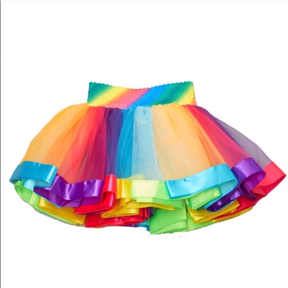 Wenchoice Toddler rainbow tutu